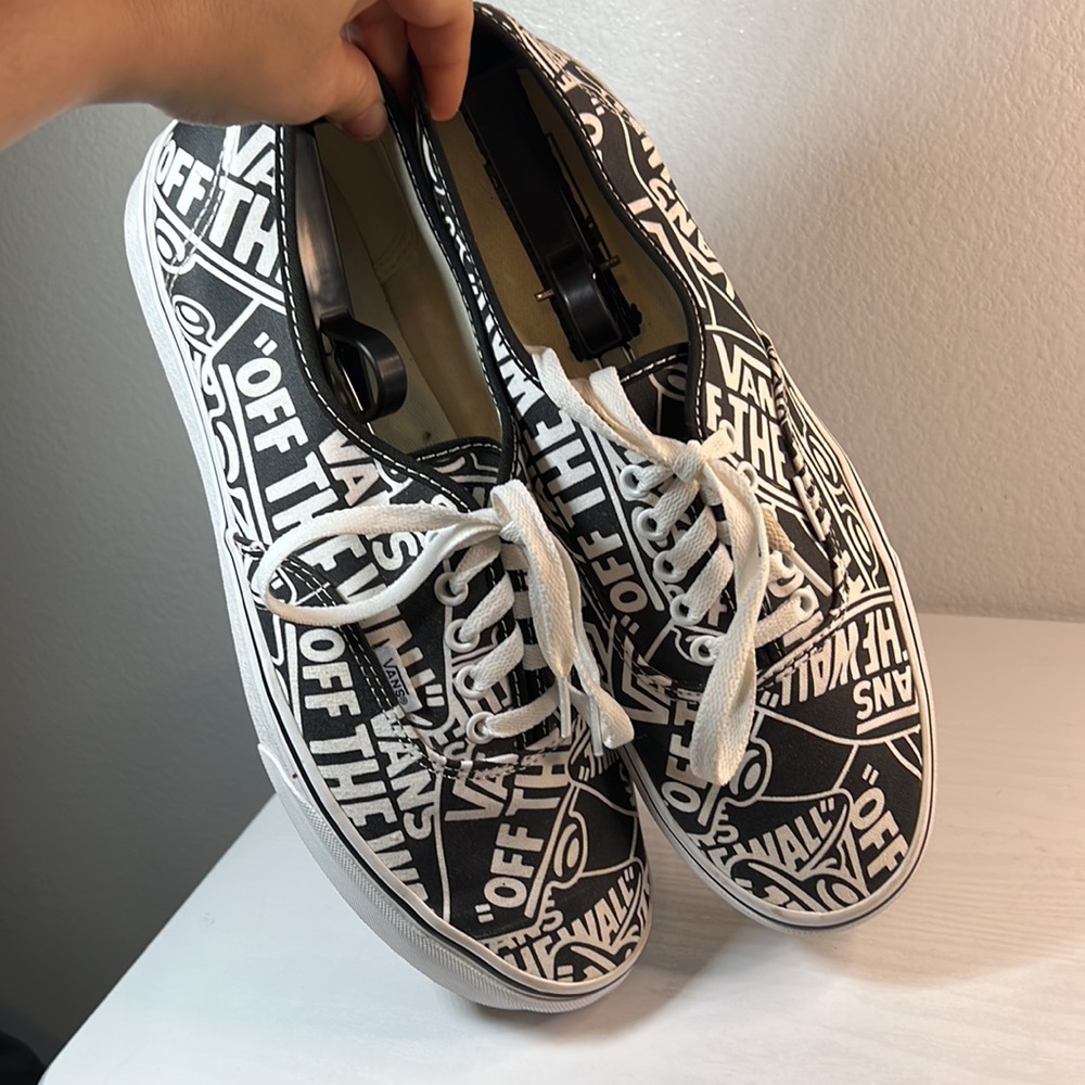 Vans Authentic Otw Repeat Black/True White Men's … - image 8